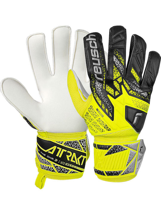 Reusch Attrakt Solid Γάντια Τερματοφύλακα Ενηλίκων Κίτρινα