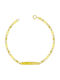 Kiriakos Gofas Kids Bracelet ID from Gold