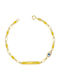 Kiriakos Gofas Kids Bracelet ID from Gold