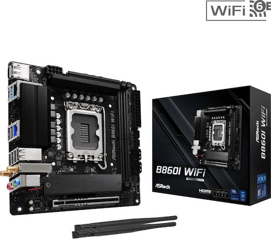 ASRock B860I WiFi Mainboard Mini-ITX mit Intel 1851 Sockel