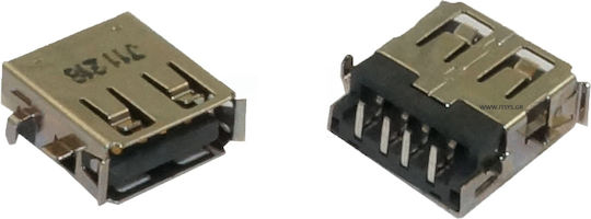 Bύσμα Usb Laptop Usb 2.0 Female Jack Socket Port Connector Toshiba Satellite Pro C660 Κωδ 1-usb001