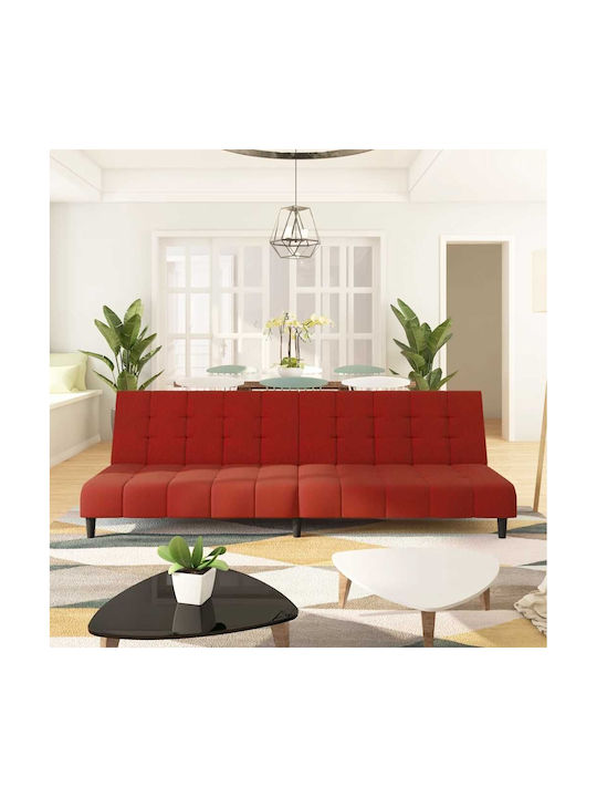 Двуместен Диван Спалня Кадифе Bordeaux, Red 200...