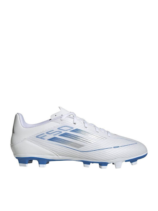 adidas F50 Club Fußballschuhe mit Stollen Weiß
