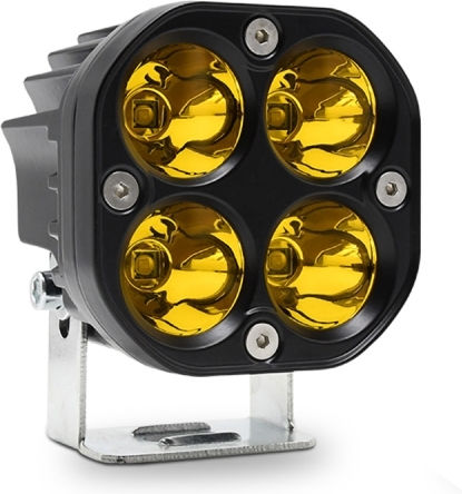 Strobe Squareς Waterproof Headlights Car LED Mitsubishi Pick-up Nissan PickUp 20W 3cm with Yellow Lighting 1pcs