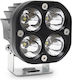 Strobe Squareς Waterproof Headlights Car LED Mitsubishi Pick-up Nissan PickUp 20W 3cm with White Lighting 1pcs