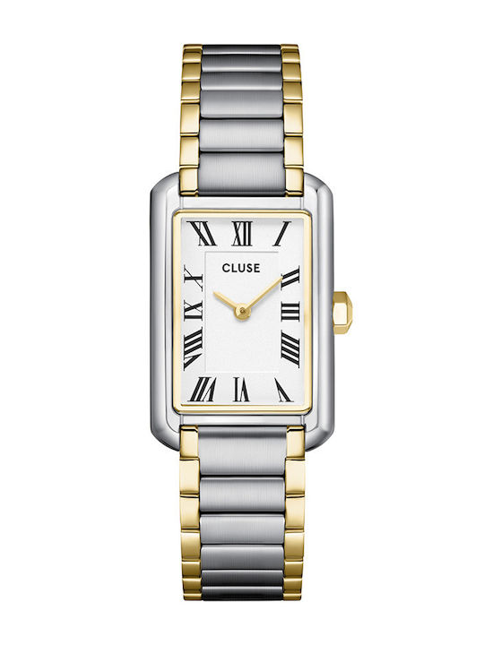 Cluse Women's Watch with White Metal Bracelet