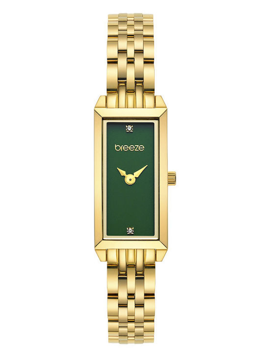 Breeze Women's Watch with Gold Metal Bracelet
