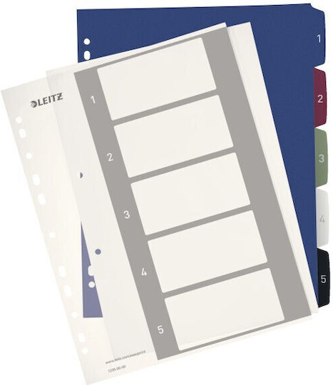 Leitz Plastic Dividers for for Cards A4