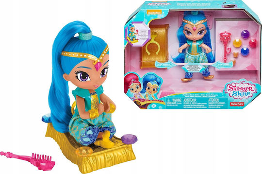 Fisher Price Миниатюрна играчка Shimmer Блясък и блясък Синя коса