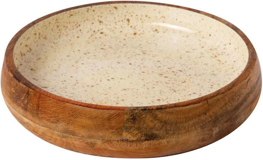 Prestige Salatieră Lemn Albă 25x25cm 1buc