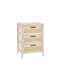 Wooden Chest of Drawers with 3 Drawers Natural 40x29x58cm