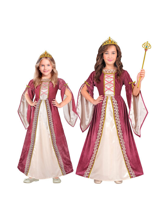 Kids Carnival Costume Medieval Princess