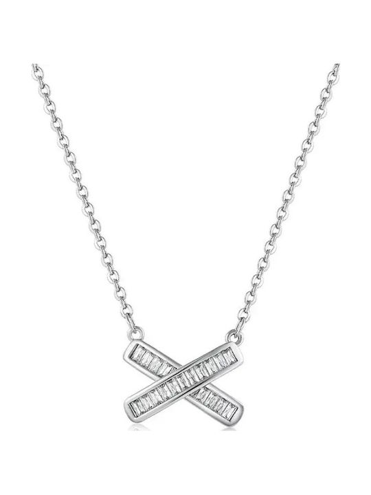 Silver Star Charm Monogramă "X"