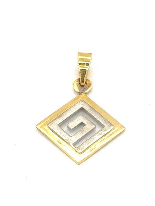 Drandakis Безкрайност от Бяло злато 14K