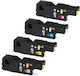 Xerox Premium Kompatible Toner-Multipack Bk C M Y Phaser 6000 6010 Workcentre 6015 Xerox Workcentre Phaser 6000 6010 6010n 6015 6015v/b 6015v/n 6015v/ni Pq 6000 Bk C M Y