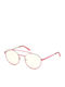 Guess Herren Sonnenbrille mit Rot Metall Gestell und Rosa Linse GU3047 72Z
