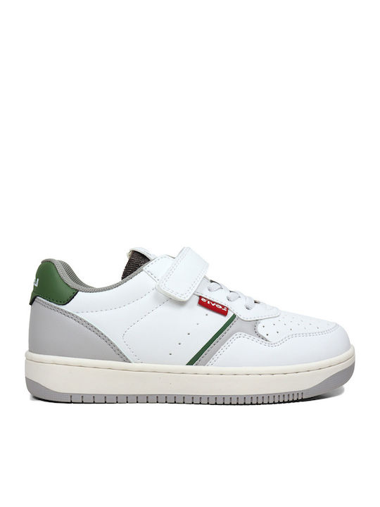 Aiden Παιδικά Sneakers με Σκρατς Λευκά