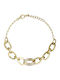 Ioannis Kosmima Women's Bracelet made of Silver Gold Plated