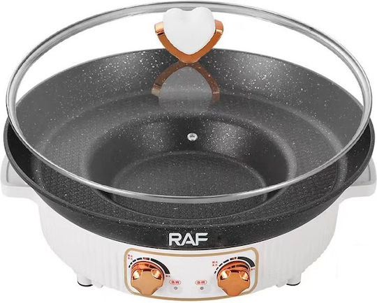 Raf Teppanyaki cu Termostat Reglabil 1600W