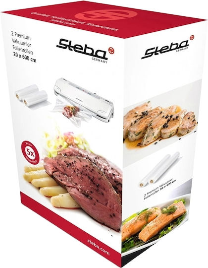 Steba Σαγρέ Σακούλες για Συσκευές Vacuum 600x200mm 1 Ρολό