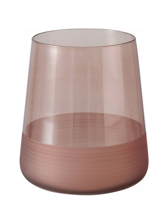 Boltze Glas Wasser aus Glas in Rosa Farbe 420ml