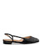 Damen Ballerinas Slingback in Schwarz Farbe