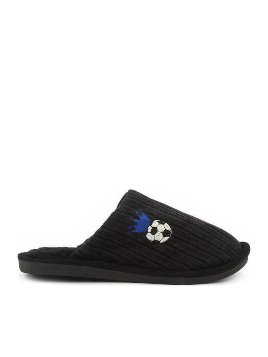 Fshoes Зимни мъжки чехли Черен