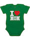 Koupakoupa I Love Mom Short-Sleeved Green