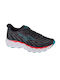 Wave Sky 8 Herren Sportschuhe Laufen Schwarz / Emaille Blau