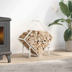 vidaXL Inox Regal Holzlagerung 60x25x60cm