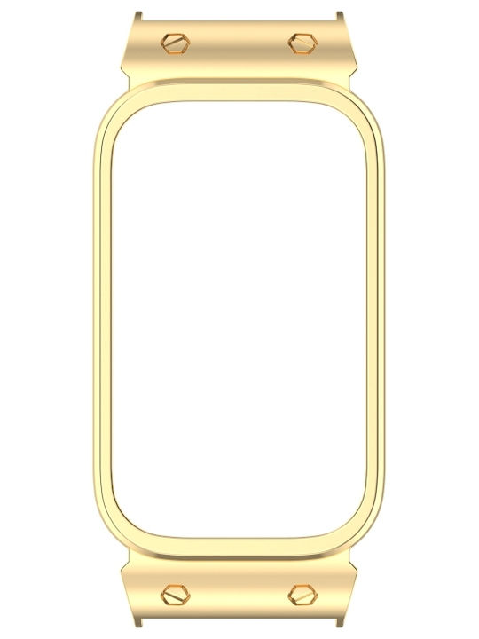 Xiaomi Smart Band 9 Active Metal Frame Protective Case Χρυσή