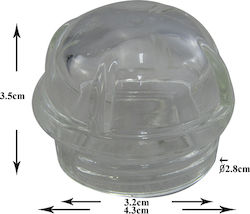 Geam Ușă Cuptor Mic Oval