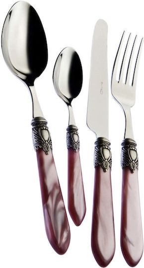 Casa Bugatti Oxford Old-Silver Set De Tacâmuri 24 Bucăți