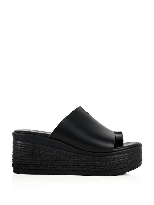 Black Greek-Made Toe Sandals