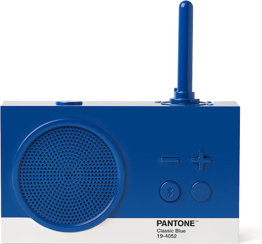 Lexon Tykho 3 Lexon x PANTONE Tragbares Radio mit Bluetooth Classic Blue