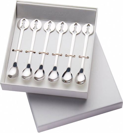 Casa Bugatti Löffel Kaffee/Tee Metallisch Silber 6 Stück