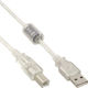 Gembird USB 2.0 Cable USB-A male - USB-B male Διάφανο 3m 34535