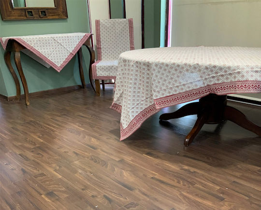 Liolios Home Ράνερ Βαμβακερό 13043 Burgundy 45x160εκ.