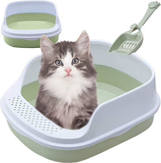 Cat Toilet Green M48 x W38 x H19cm