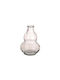 Bobble Transparent Glass Vase Φ9x12.5cm