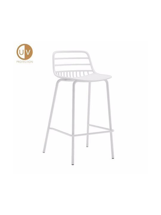 Hocker Bar aus Polypropylen Candy White 4Stück ...