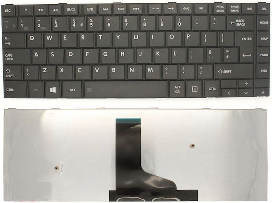 Laptop Keyboard Toshiba Satellite M40 M40t M40t-a Mp-11b23us-698c L40-a S40-a U40t M40-a S40dt U40 S40 L40d-a C40-a C40d C40 S40-a C45 C45t L40 C40-a C40d-a C40t-a C45-a UK Keyboard Code 40251uk