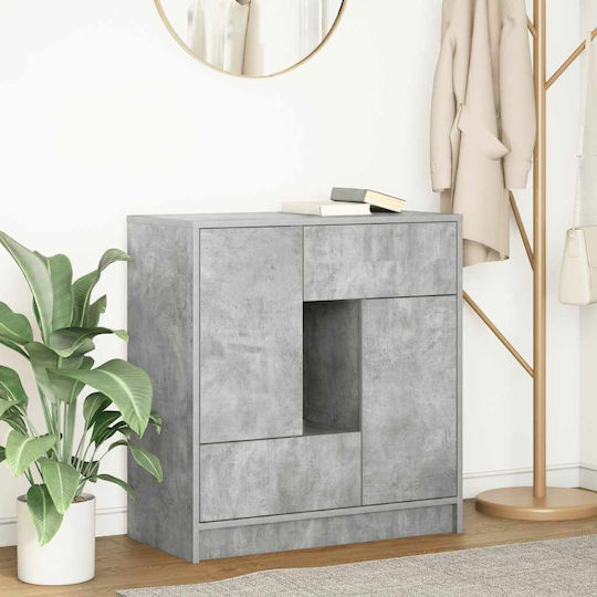 Bufet cu Sertare Gri 70.5x34x74.5cm