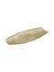 Keskor Ceramic Decorative Platter Gold 37x15x3.5cm