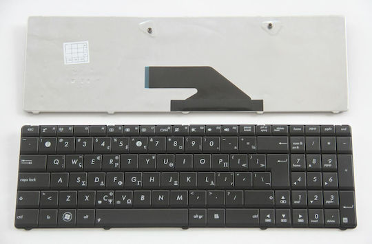Гръцка клавиатура за лаптоп Asus A75d A75de K75d K75de R700de Черна Гръцка версия Код 40305gr