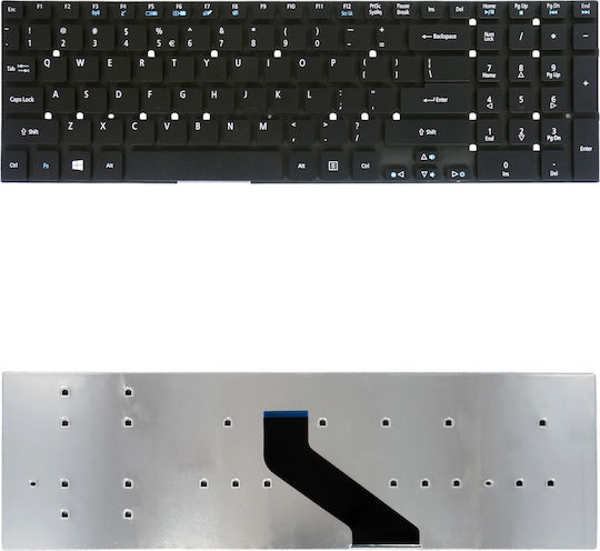 Laptop Keyboard Acer V3-731g V3-771 V3-7710 V3-7710g V3-771g V3-772g V121730as4 V121702ak4v3-531 V3-731 E1-522 E1-530 E1-731 E1-572 E15 E5-511 E5-52 Acer Aspire E5-511 E5-511g E5-571 E5-571g US Version Black No Frame Keyboard Code 40032us