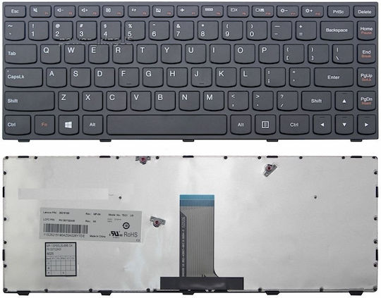 Πληκτρολόγιο Laptop Notebook Keyboard Lenovo Ideapad Lenovo G40 G40-30 G40-45 G40-75 G40-70 G40 G40-30 G40-70 B40-30 N40-70 N40-30 G40-70 B40-70 B40-30 G4070 B4070 G40-70 B4030 Z4070 Mp-24la2us-6864 Laptop Keyboard Κωδ.40285us
