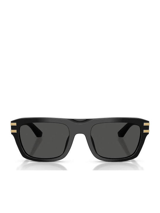 Dolce & Gabbana Unisex Sunglasses With Black Horn-Rimmed Frame And Grey Lens DG4496 501/87