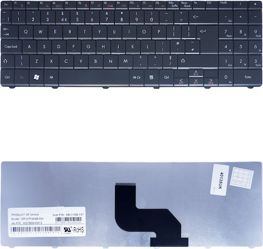 Laptop Keyboard Packard Bell Easynote Dt85 Lj61 Lj63 Lj65 Lj67 Tj61 Tj62 Tj65 Tj66 Tj67 Tj68 Tj71 Tj73 Tj75 Tj76 Tr81 Tr82 Tr85 Tr86 Tr87 Ec5409u Ec5412u Ec5801u Ec5802u Ec5809u Ec5810u Ec5811u Ms2273 Code 40135uk