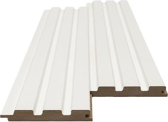 Mdf Panel 3d Πηχακια 502040 Beat St 16 119 2750mm White Newplan Mdf Panel 3d Πηχακια 502040 Beat St 16 119 2750mm White Newplan